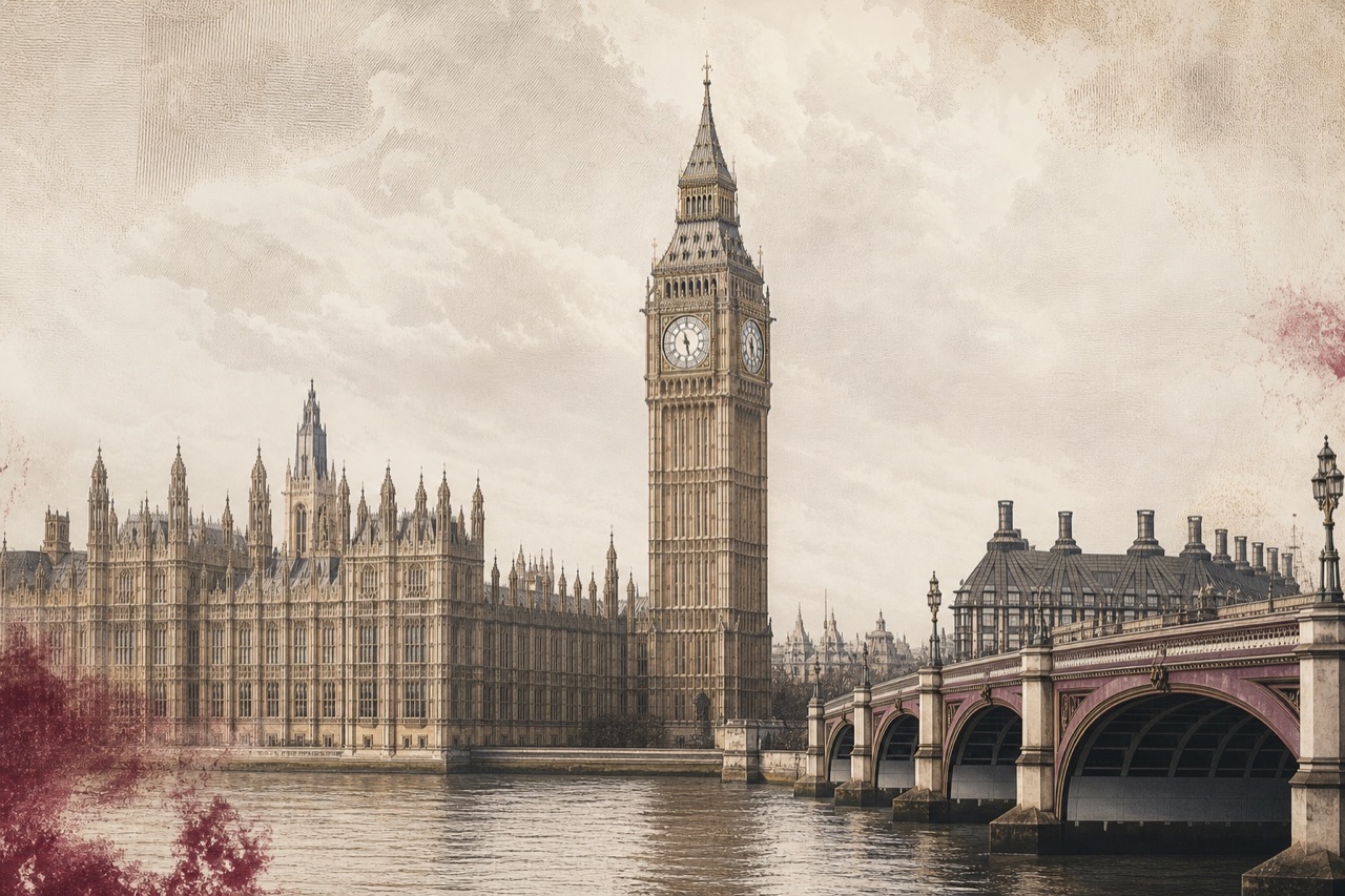 London landmark representing study in the United Kingdom