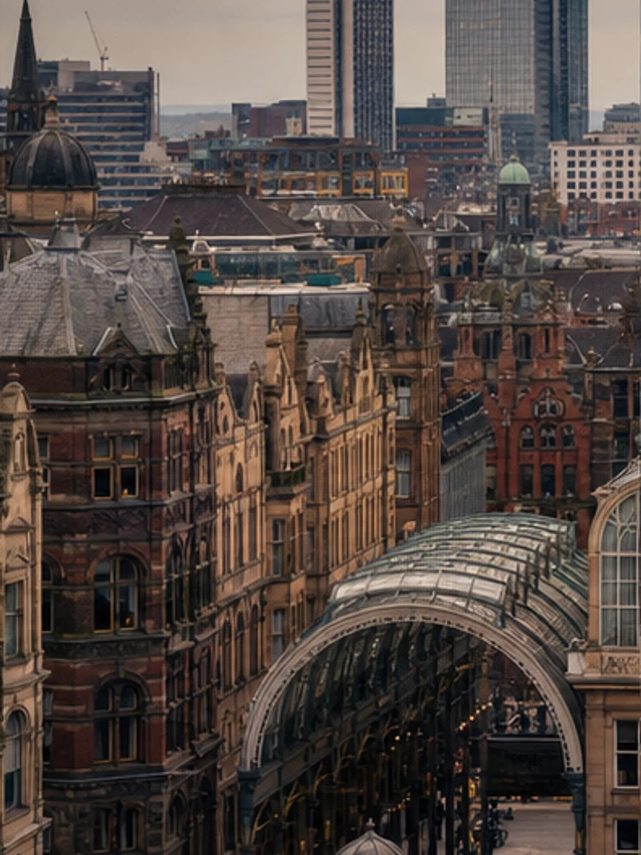 Victorian and modern architecture in Leeds